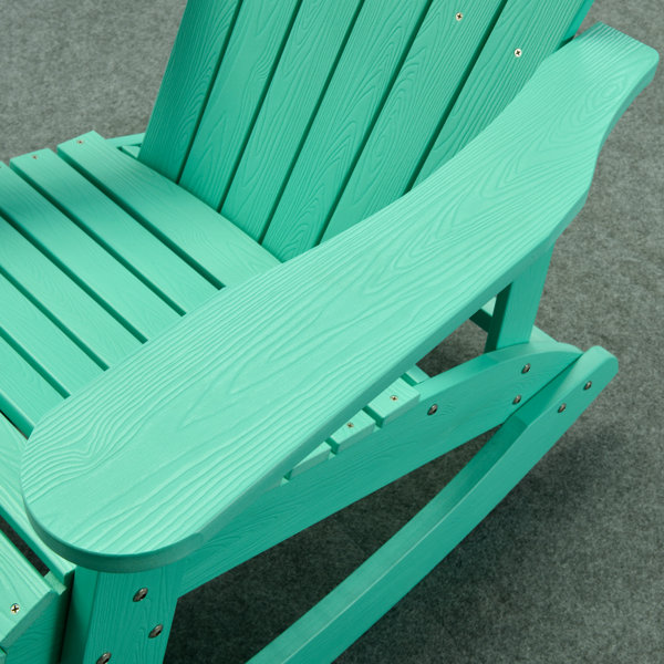 XIZZI Outdoor FCR2 Rocking Polywood Adirondack Chair & Reviews Wayfair